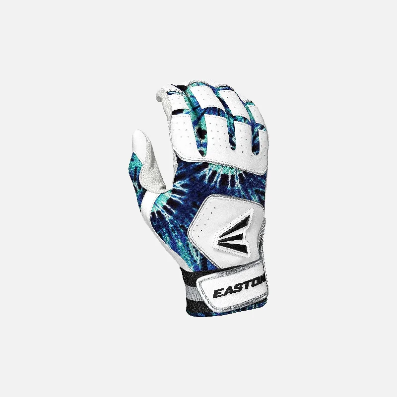 Baseball Glove With Custom Stitching-Youth Walk-Off NX Batting Glove, Tie Dye