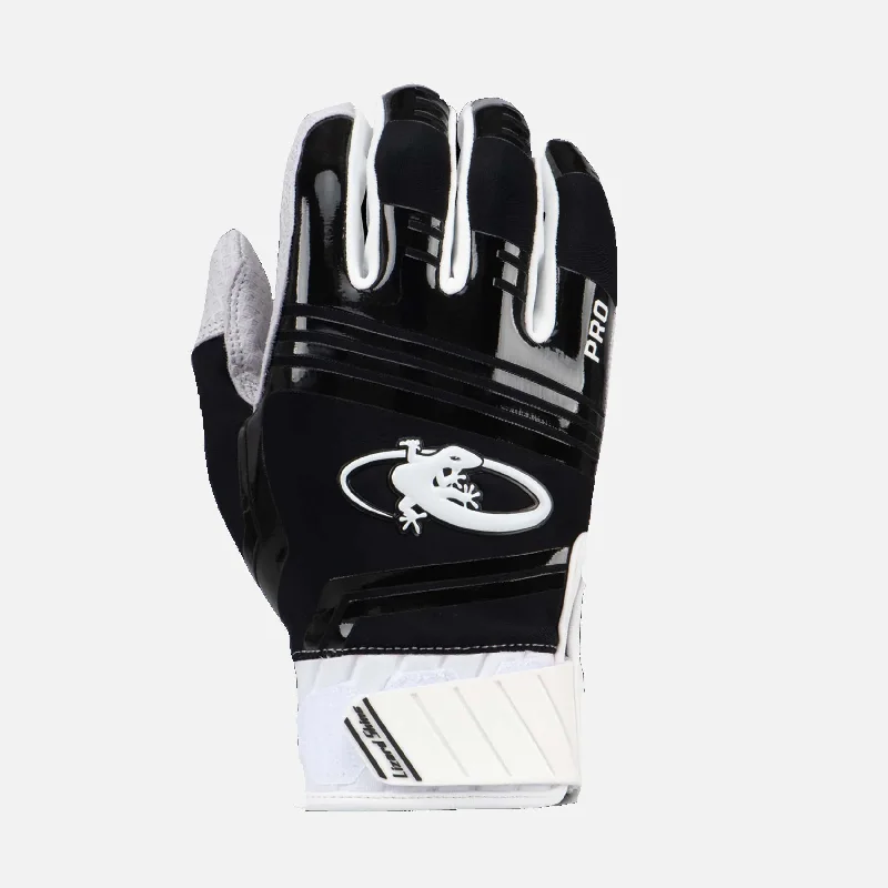 Comfortable Baseball Glove-Komodo Pro V2 Batting Glove, Jet Black