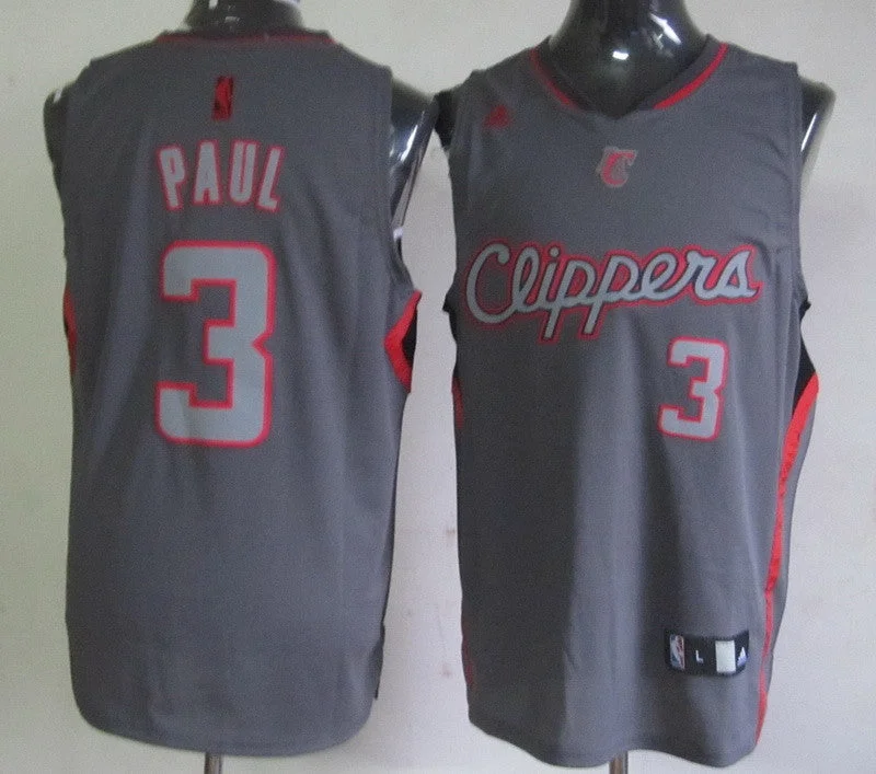 Basketball Jersey For Streetball-Clippers 3 Paul Grey Basketball Jerseys