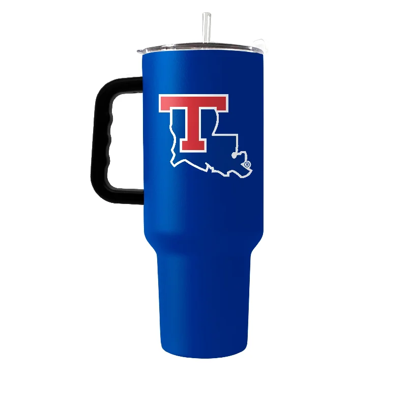 Slam Dunk Team Mug-Louisiana Tech 40oz Flipside Powder Coat Tumbler