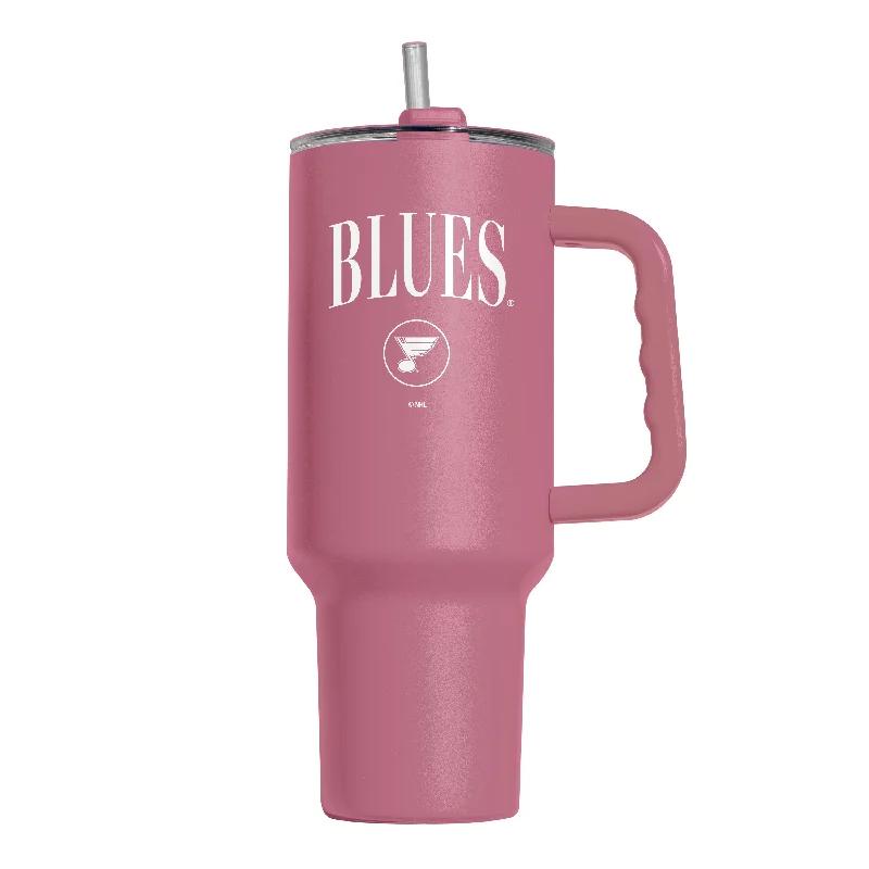 University Team Mug-St. Louis Blues 40oz Cinch Powder Coat Tumbler