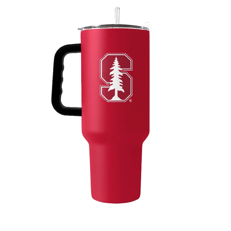 Basketball Court Team Mug-Stanford 40oz Flipside Powder Coat Tumbler