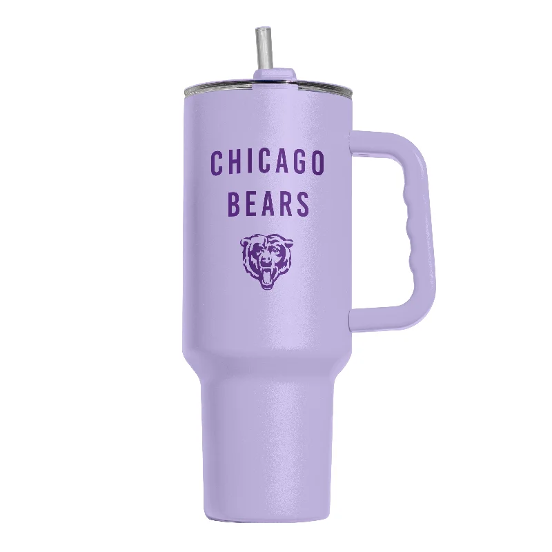 Coaching Team Mug-Chicago Bears 40oz Tonal Lavender Powder Coat Tumbler