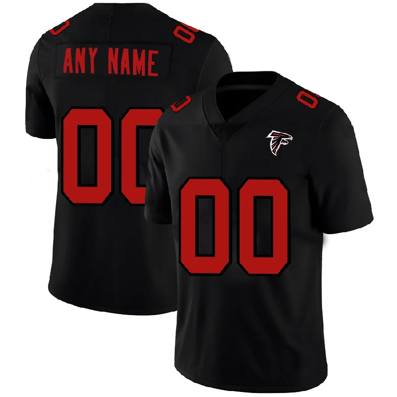 Football Jersey With Anti-Odor Technology-Custom A.Falcon Black American Stitched Name And Number Christmas Birthday Gift Football Jerseys