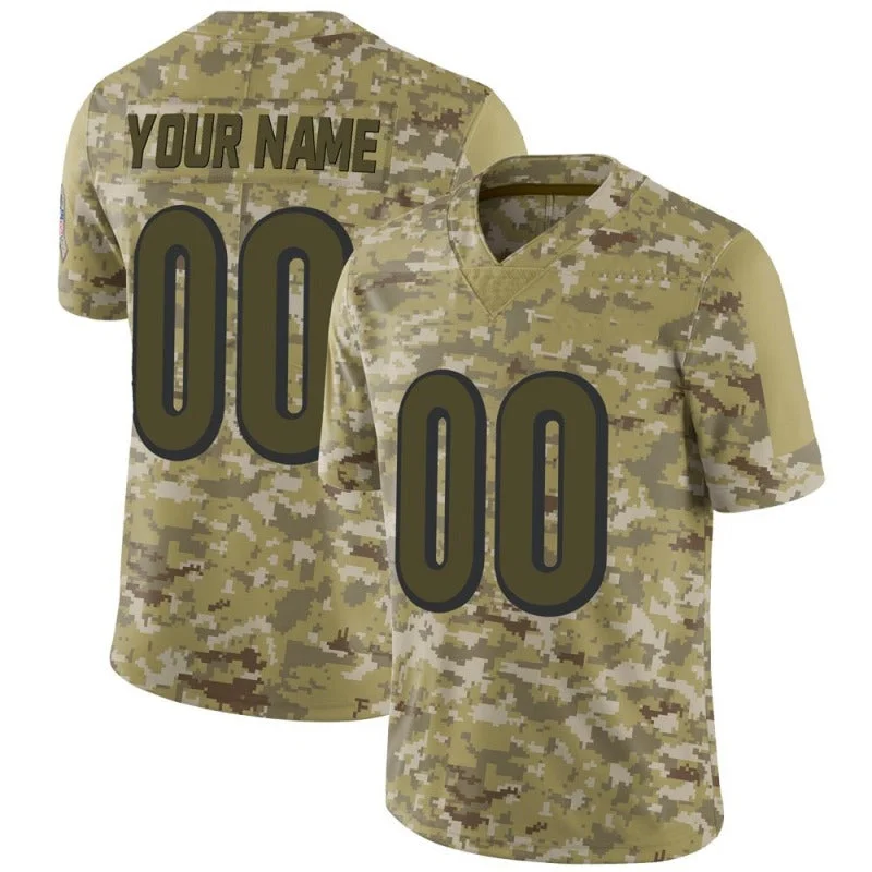 Football Jersey With DIY Design-Custom C.Bengals Camo Limited 2022 Salute To Service Football Jerseys