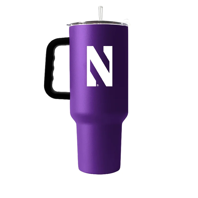 Pre-Season Team Mug-Northwestern 40oz Flipside Powder Coat Tumbler