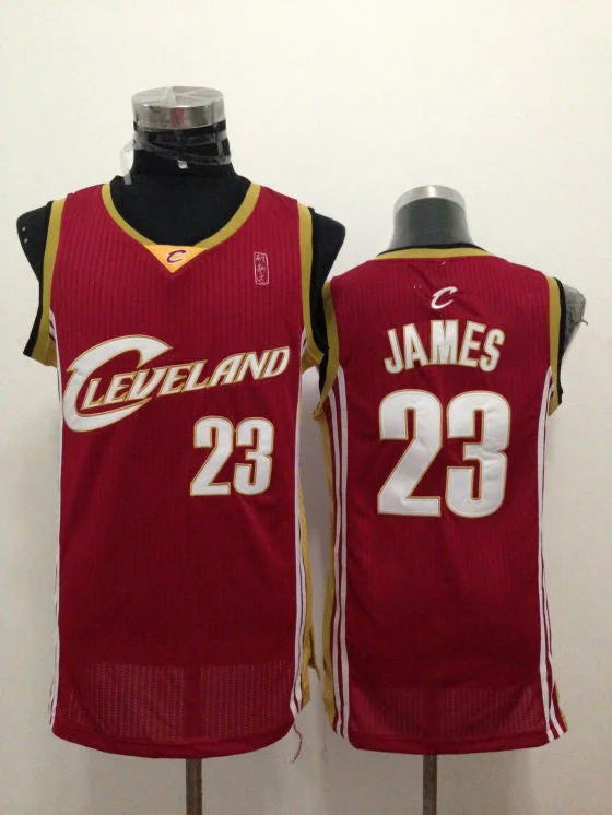 Basketball Jersey With Quick-Dry Material-Cavaliers 23 James Maroon New Revolution 30 Basketball Jerseys