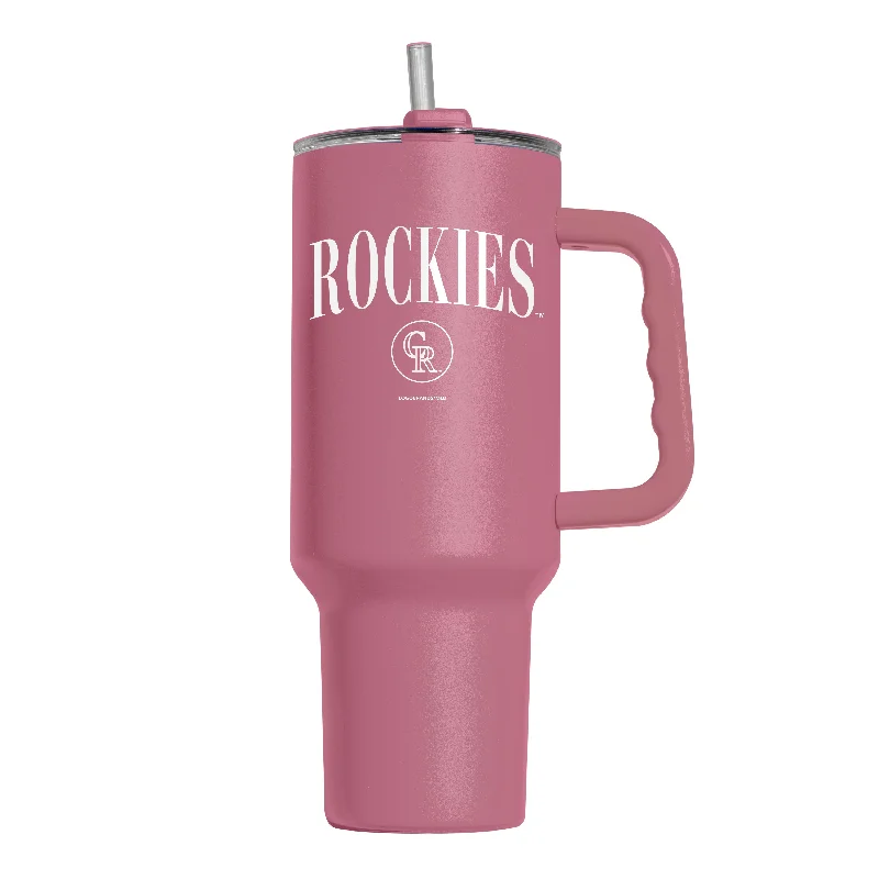 Cartoon Team Mug-Colorado Rockies 40oz Cinch Powder Coat Tumbler