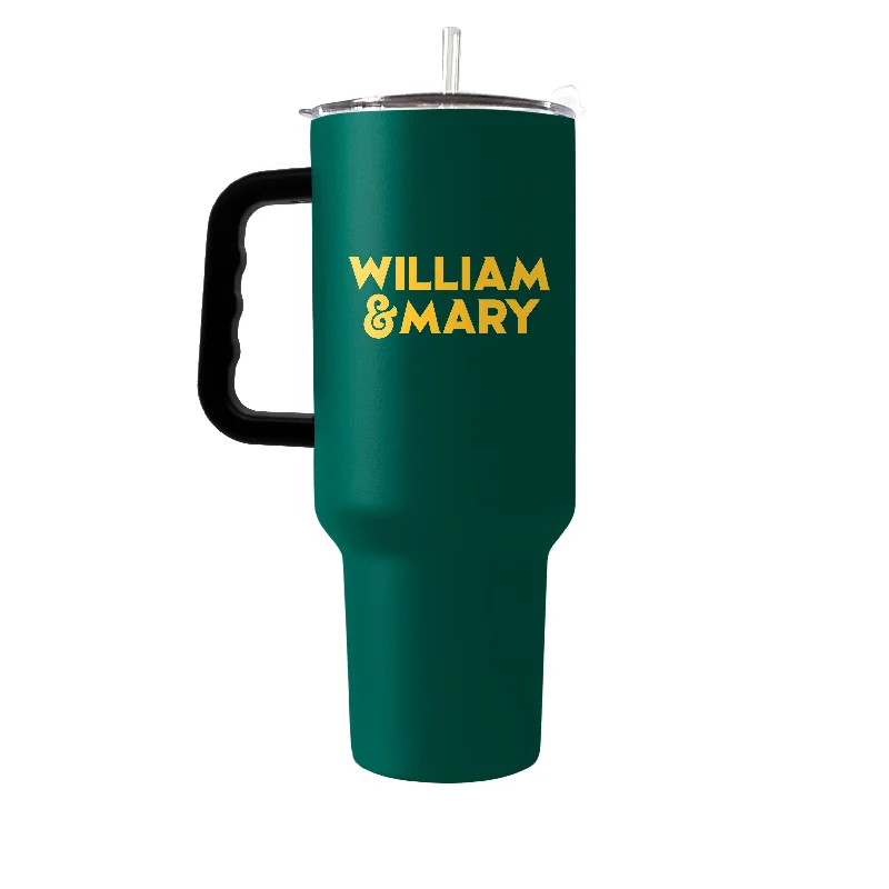 Tournament Team Mug-Willam and Mary 40oz Flipside Powder Coat Tumbler