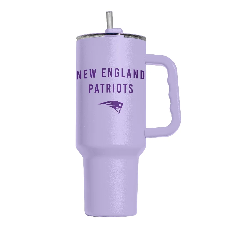 Vintage Team Mug-New England Patriots 40oz Tonal Lavender Powder Coat Tumbler