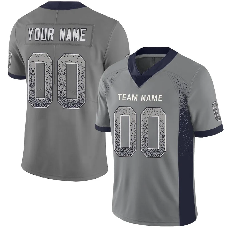 Moisture-Wicking Football Jersey-Custom D.Cowboys American Men's Youth And Women Stitched Grey Football Jerseys Personalize Birthday Gifts Jerseys