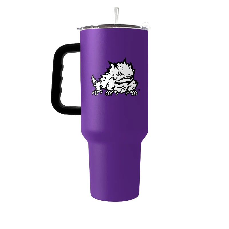 Referee Team Mug-TCU 40oz Flipside Powder Coat Tumbler