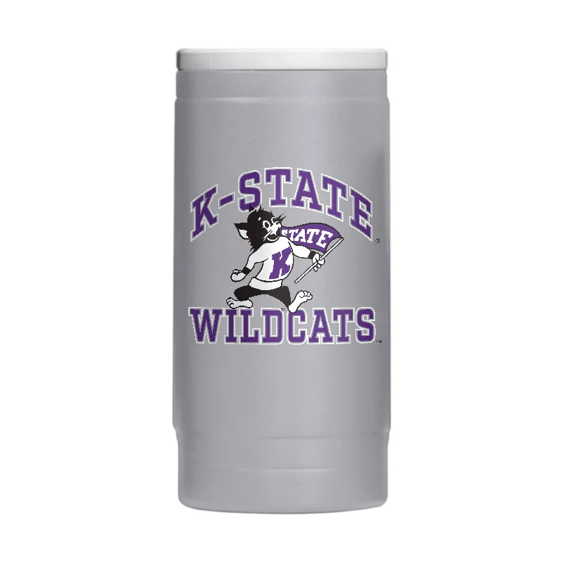 Baseball Team Mug-Kansas State 12oz Athletic Powder Coat Slim Can Coolie