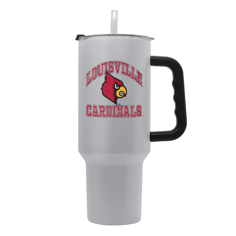 Startup Team Mug-Louisville 40oz Athletic Powder Coat Tumbler