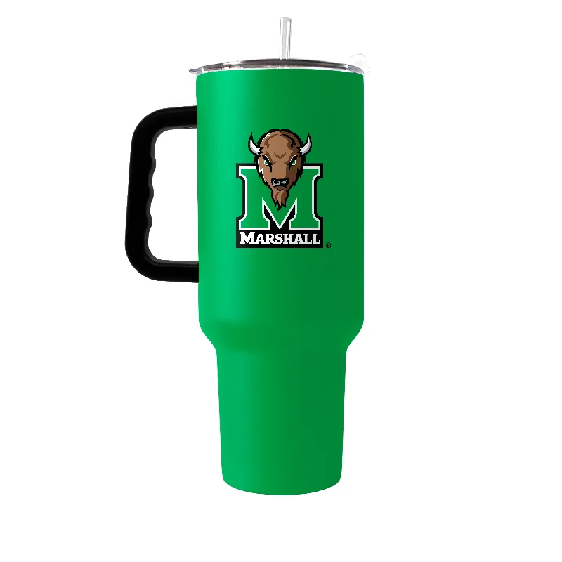 Fan Favorite Team Mug-Marshall 40oz Flipside Powder Coat Tumbler