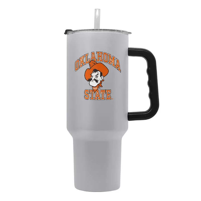 Christmas Team Mug-Oklahoma State 40oz Athletic Powder Coat Tumbler