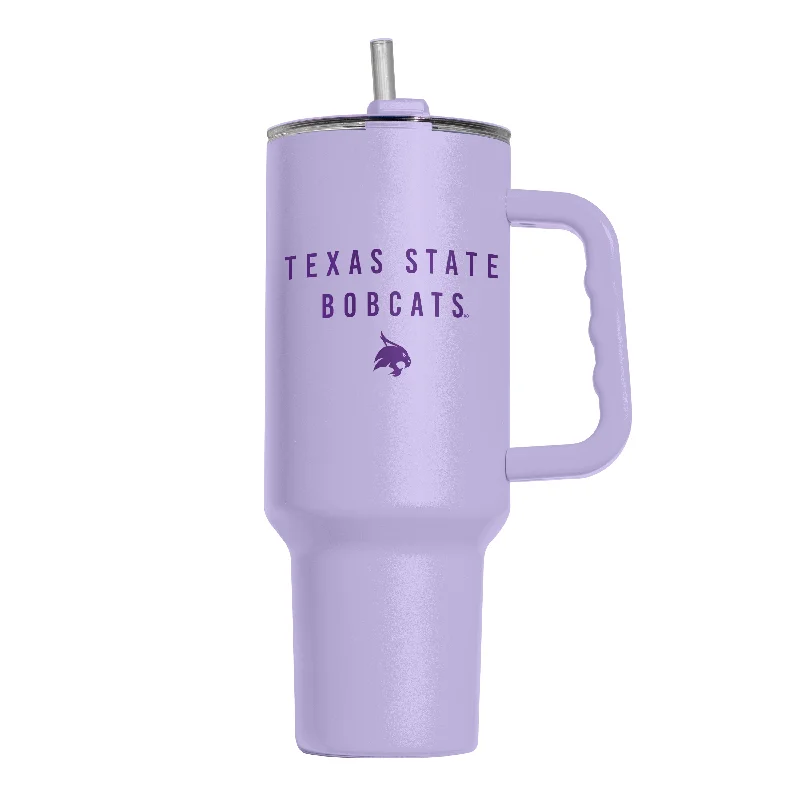 Rookie Team Mug-Texas State 40oz Tonal Powder Coat Tumbler