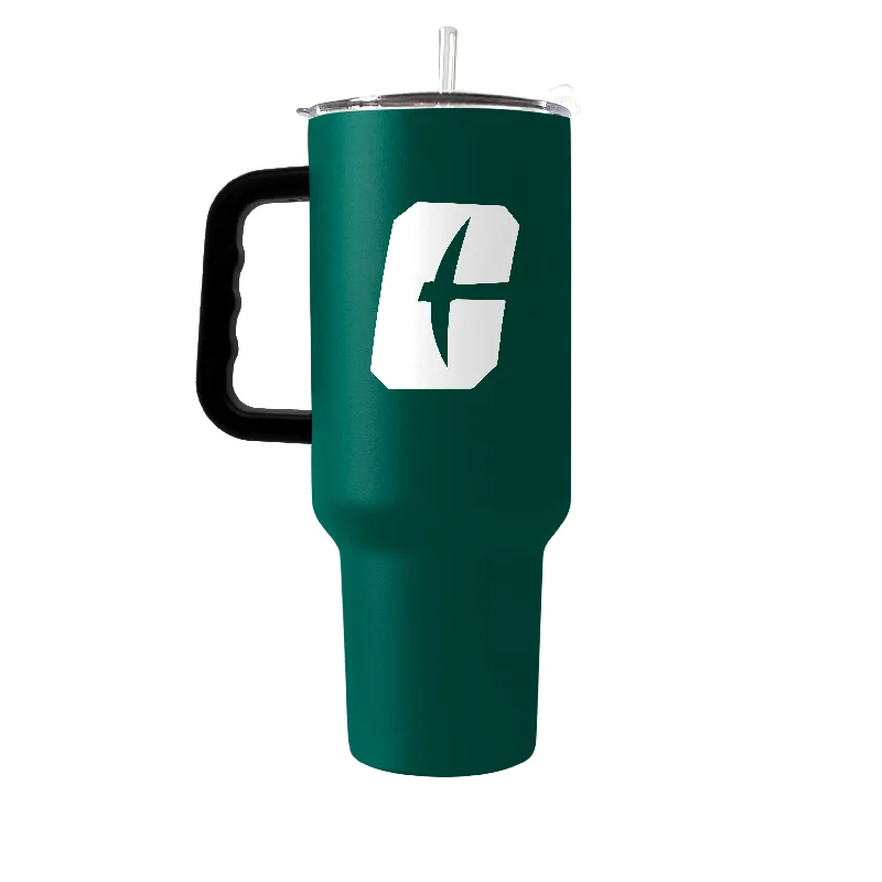 Mascot Team Mug-North Carolina Charlotte 40oz Flipside Powder Coat Tumbler