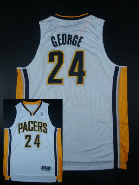 Kids Basketball Jersey-Pacers 24 Paul George White AAA Basketball Jerseys