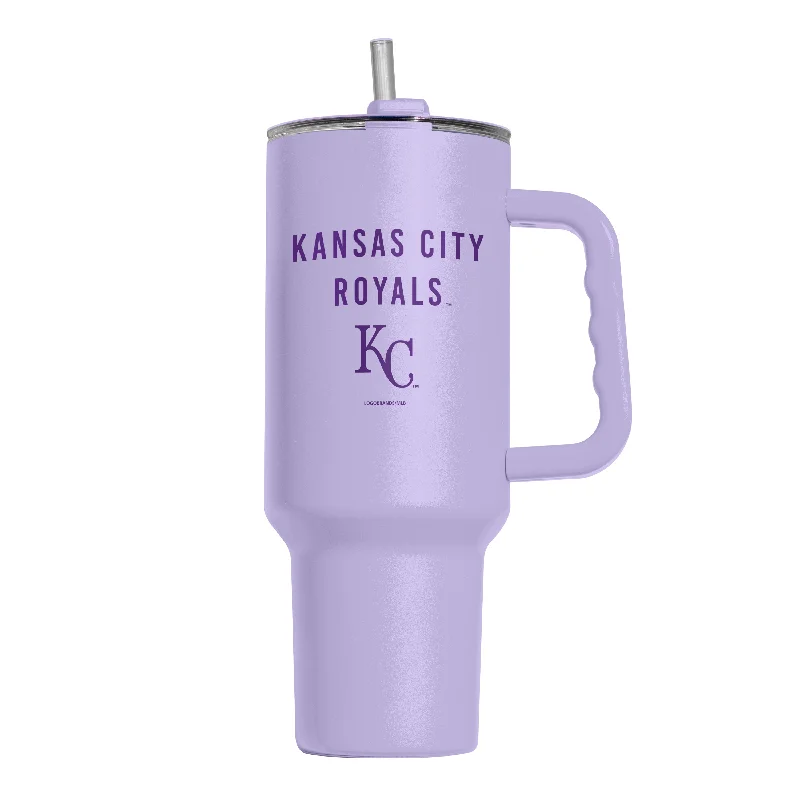 Latte Team Mug-Kansas City Royals 40oz Tonal Powder Coat Tumbler