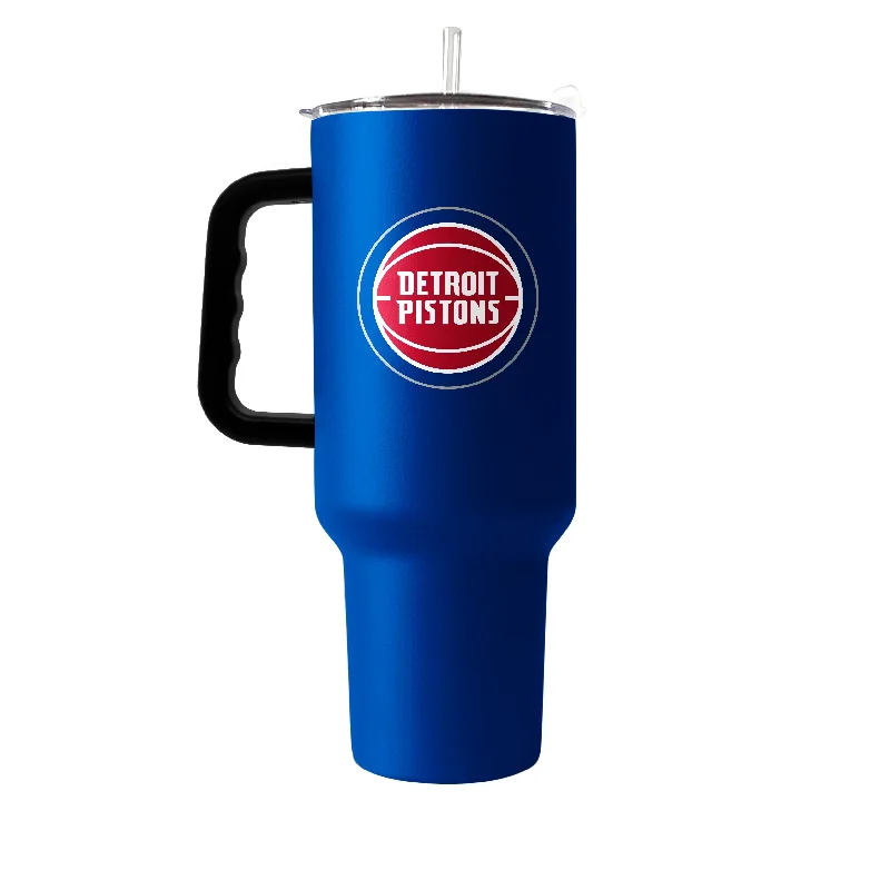 Inspirational Team Mug-Detroit Pistons 40oz Flipside Powder Coat Tumbler