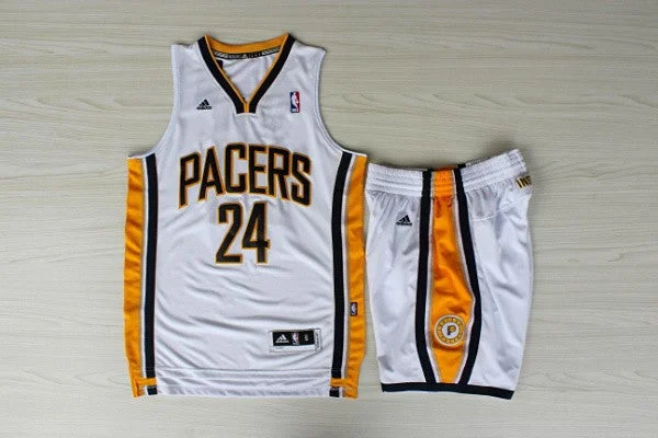 Basketball Jersey For Outdoor Games-Pacers 24 George White New Revolution 30 Suite Basketball Jerseys