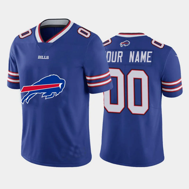 NFL Football Jersey-Custom B.Bills Royal Team Big Logo Vapor Untouchable Limited Jersey Stitched Jersey Football Jerseys