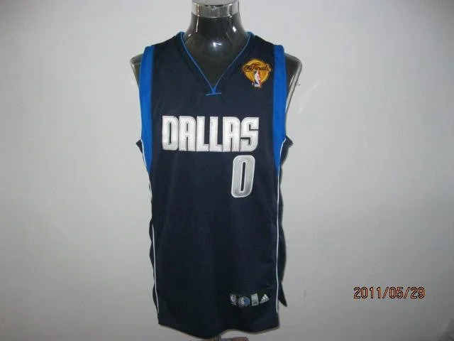 Basketball Jersey For Birthday Gifts-Mavericks 0 Blank Dack Blue 2011 Final Patch Basketball Jerseys