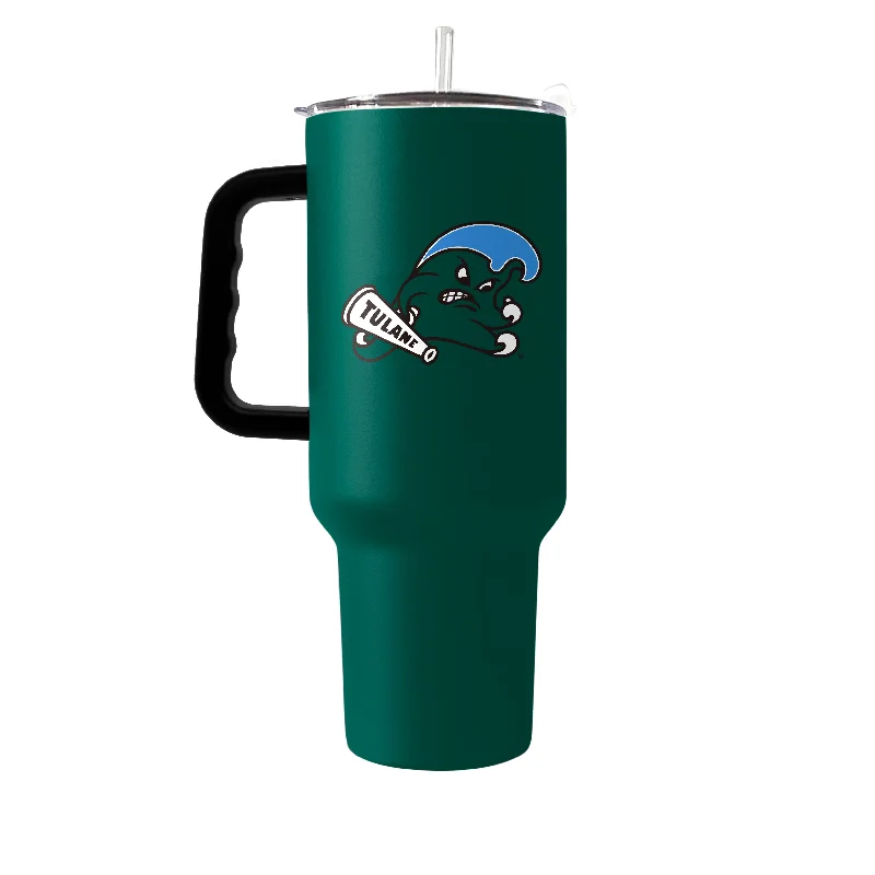 Valentine’s Day Team Mug-Tulane 40oz Flipside Powder Coat Tumbler