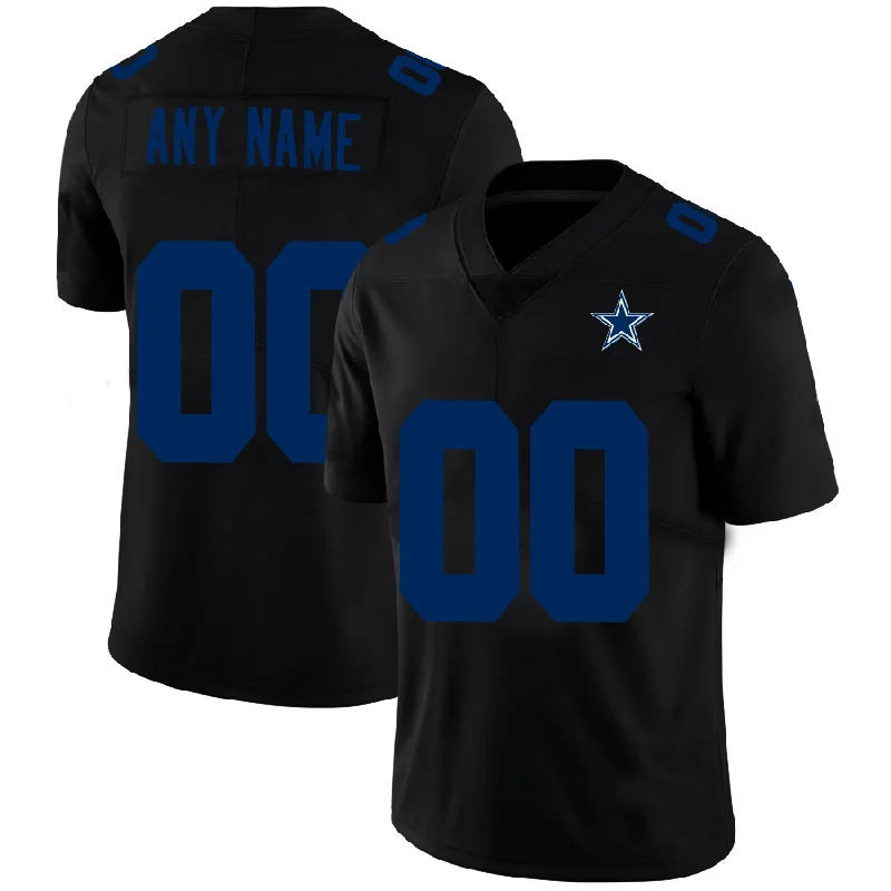 Football Jersey For Fans-Custom D.Cowboys Football Jerseys Black American Stitched Name And Number Size S to 6XL Christmas Birthday Gift