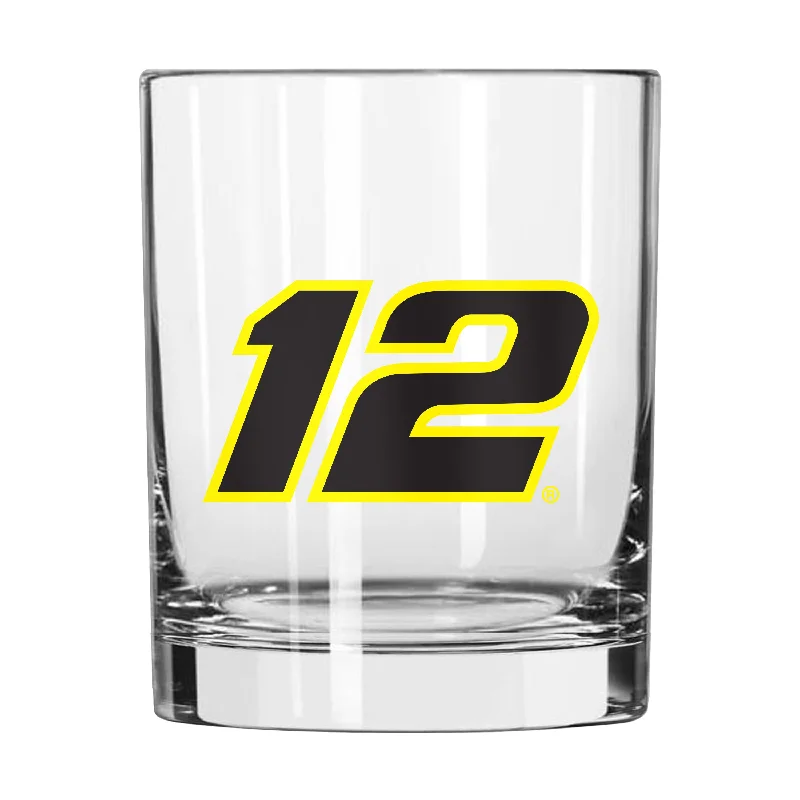 Motivational Team Mug-Ryan Blaney 14oz Logo Rocks Glass