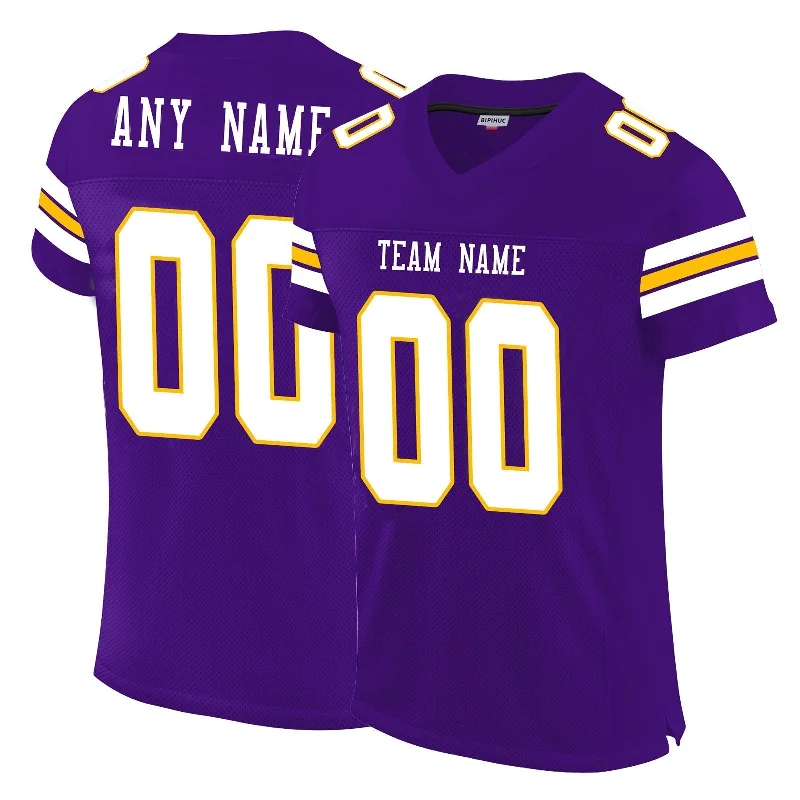 Vintage Football Jersey-Custom MN.Vikings Football Jerseys for Personalize Sports Shirt Design Stitched Name And Number Birthday Gift