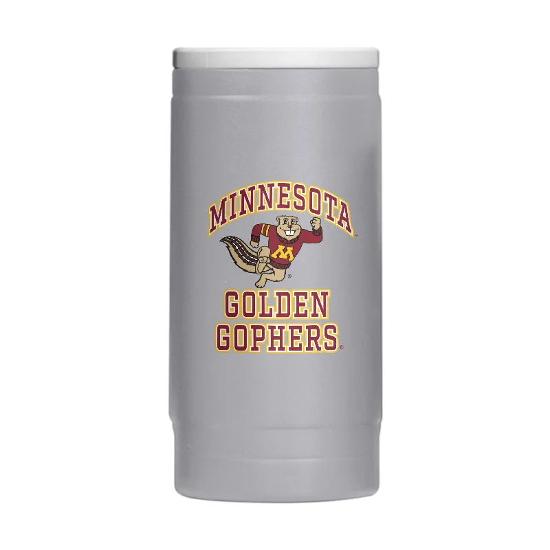 Personalized Team Mug-Minnesota 12oz Athletic Powder Coat Slim Can Coolie