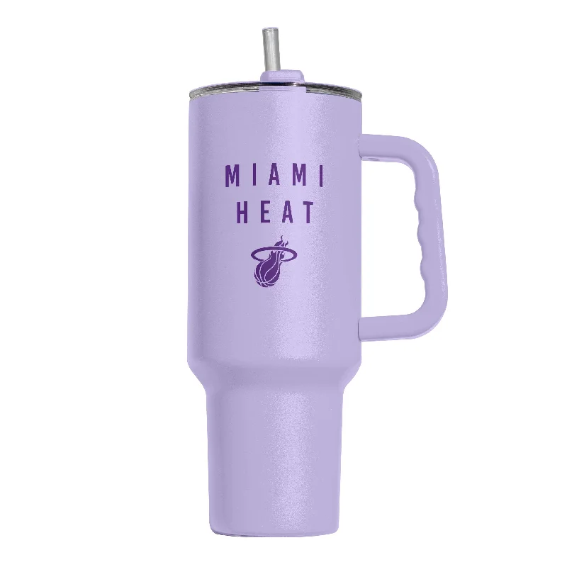 Small Team Mug-Miami Heat 40oz Tonal Powder Coat Tumbler