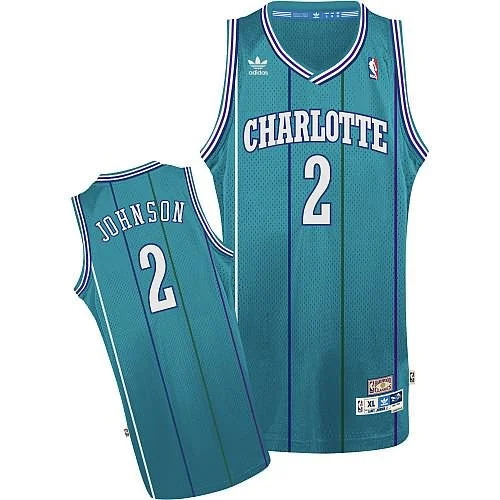 Basketball Jersey With Flames-Hornets 2 Johnson Soul Swingman Road Basketball Jerseys