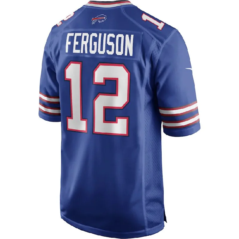 Youth Football Jersey-B.Bills #12 Joe Ferguson Royal Game Retired Player Jersey American Stitched Football Jerseys