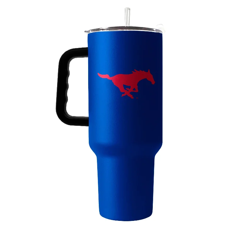 Fantasy League Team Mug-Southern Methodist 40oz Flipside Powder Coat Tumbler