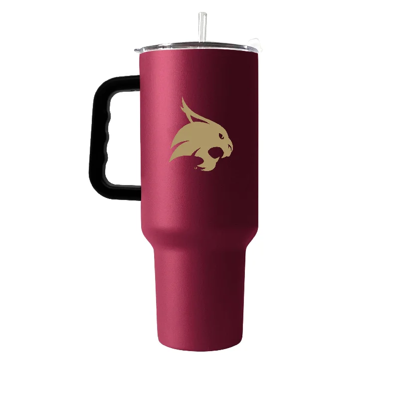 Coaching Staff Team Mug-Texas State 40oz Flipside Powder Coat Tumbler