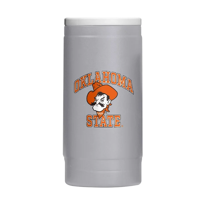 Nostalgic Team Mug-Oklahoma State 12oz Athletic Powder Coat Slim Can Coolie