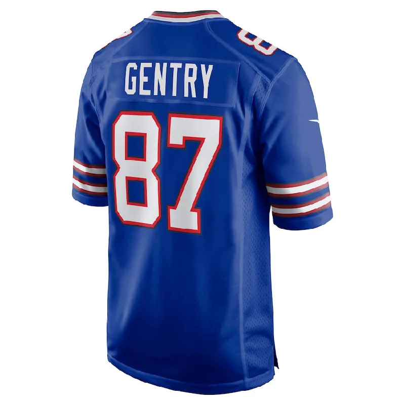 Football Jersey With Fashion Forward Design-B.Bills #87 Tanner Gentry Royal Game Jersey American Stitched Football Jerseys