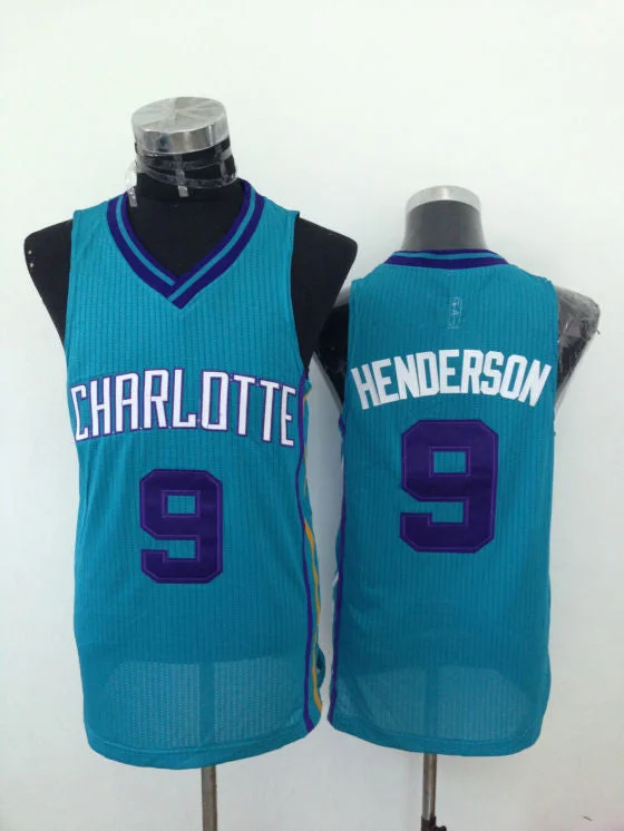 Basketball Jersey With Unique Features-Hornets 9 Henderson Teal New Revolution 30 Basketball Jerseys