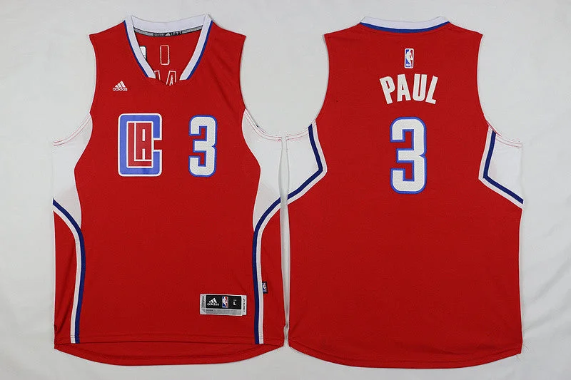 Basketball Jersey With Unbeatable Quality-Clippers 3 Chris Paul Red 2015 Swingman Basketball Jersey