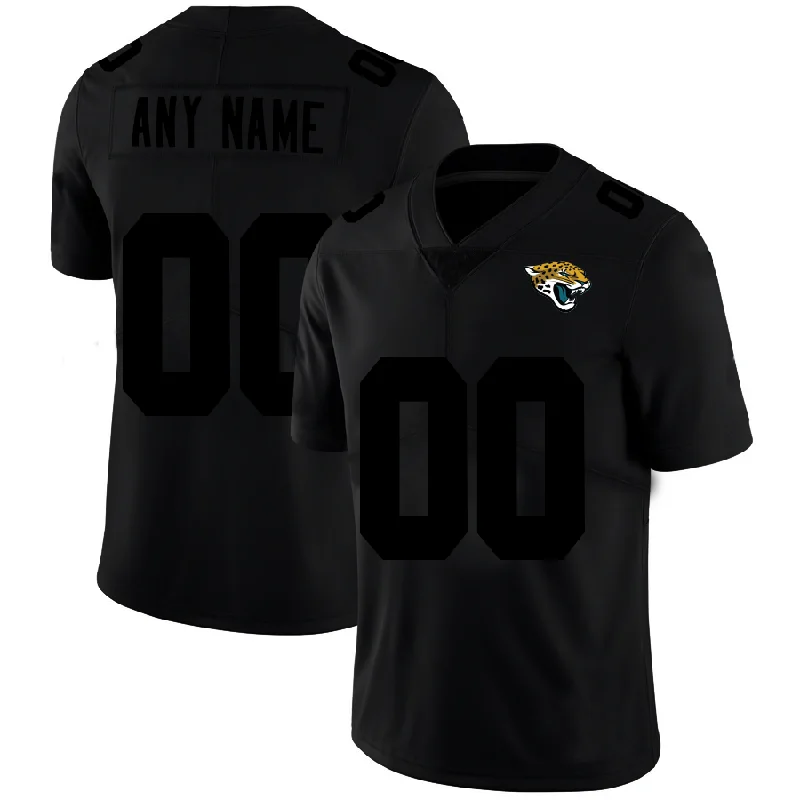 Football Jersey With Anime Design-Custom J.Jaguars Football Jerseys Black American Stitched Name And Number Size S to 6XL Christmas Birthday Gift