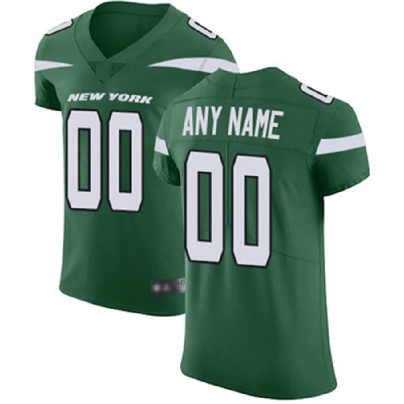 Football Jersey With Reflective Material-Custom NY.Jets Alternate Home Green Vapor Untouchable Football Elite Jersey American Stitched Jersey Football Jerseys