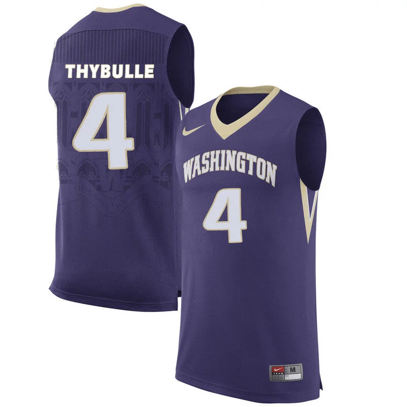 Authentic Basketball Jersey-Washington Huskies 4 Matisse Thybulle Purple College Basketball Basketball Jersey