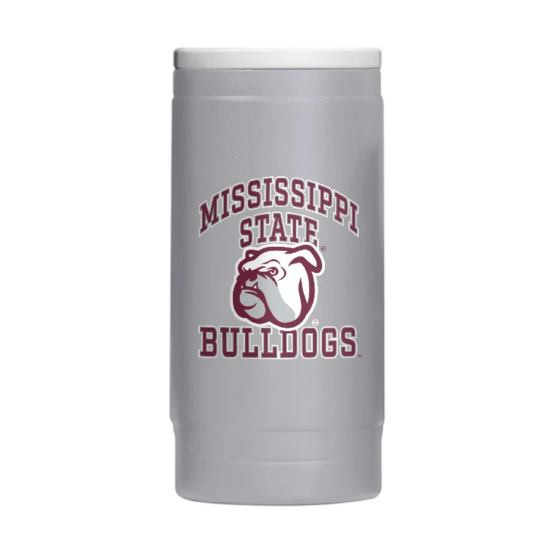 Travel Souvenir Team Mug-Mississippi State 12oz Athletic Powder Coat Slim Can Coolie