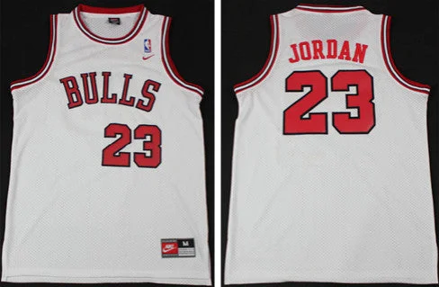 Basketball Jersey With Funny Slogans-Bulls 23 Jordan White New Revolution 30 Swingman Basketball Jerseys