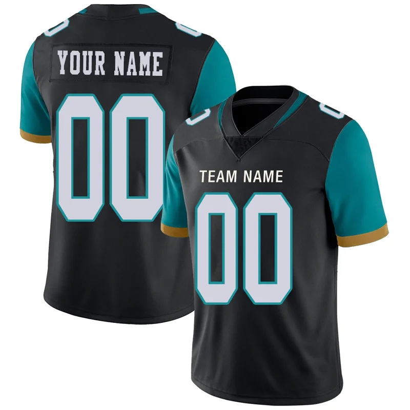 Football Jersey With Modern Look-Custom J.Jaguars Football Jerseys Team Player or Personalized Design Your Own Name for Men's Women's Youth Jerseys Teal