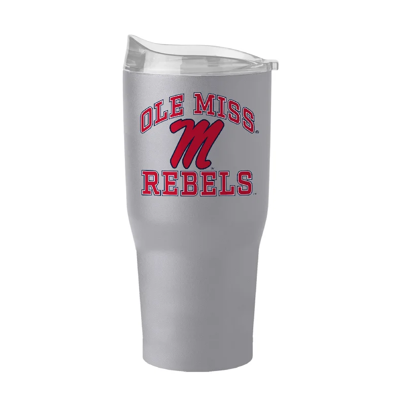 Baseball Dugout Team Mug-Ole Miss 30oz Athletic Powder Coat Tumbler