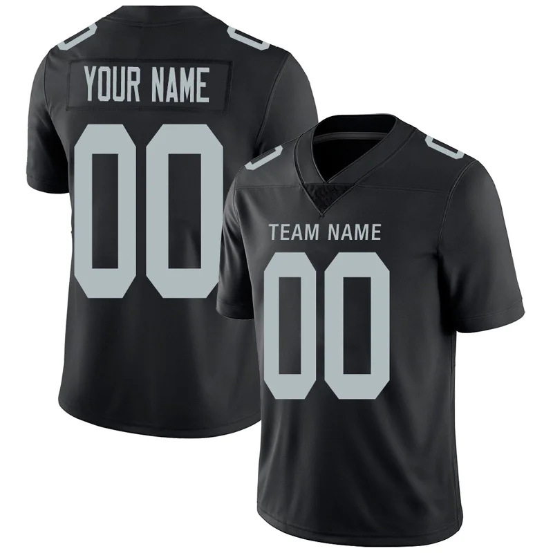 Football Jersey With Team Mascot-Custom LV.Raiders Football Jerseys Team Player or Personalized Design Your Own Name for Men's Women's Youth Jerseys Black